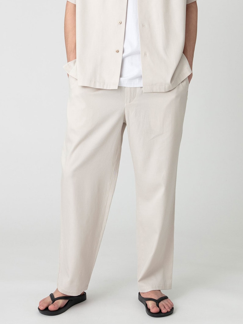 テンセルコットン イージーパンツ 詳細画像 ivory 1