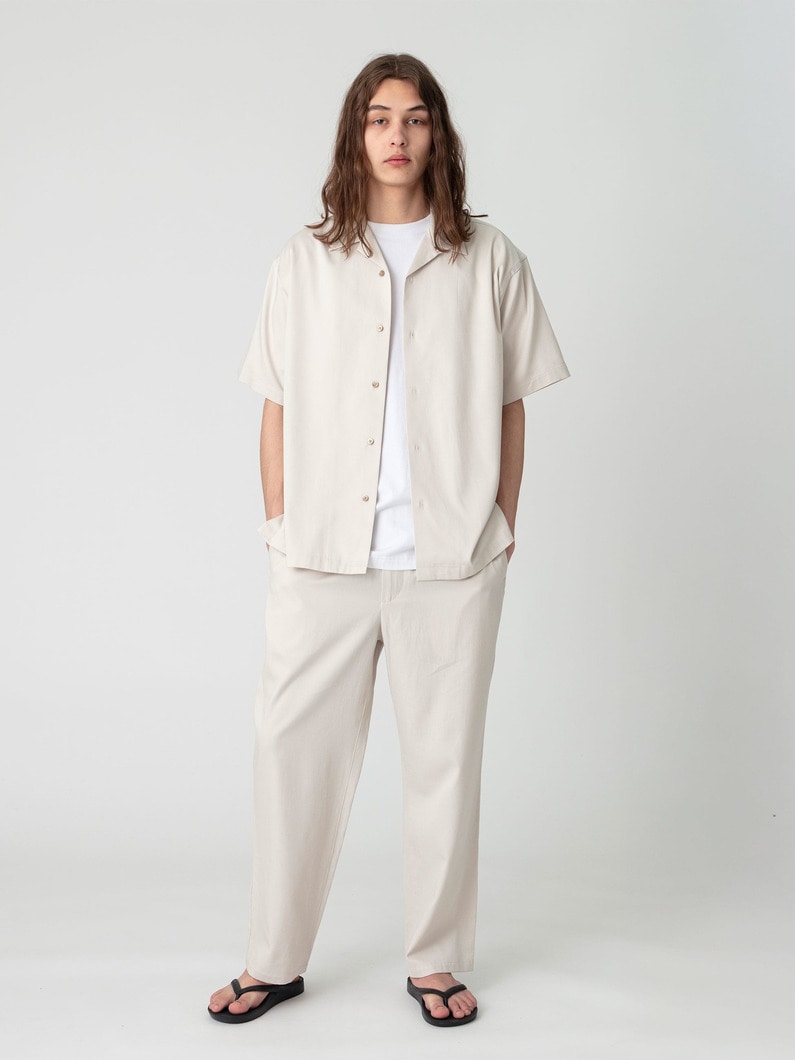 テンセルコットン イージーパンツ 詳細画像 ivory 2