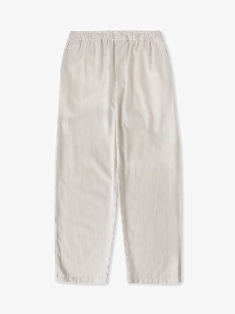 テンセルコットン イージーパンツ 詳細画像 ivory 4