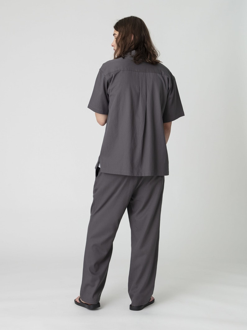 テンセルコットン イージーパンツ 詳細画像 charcoal gray 3