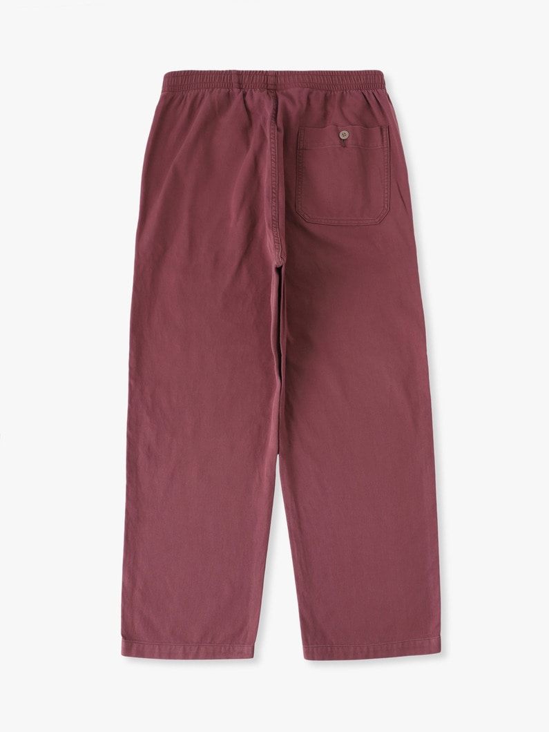 ダブルウィーブツイル サルファイドダイ イージーパンツ 詳細画像 burgundy 1