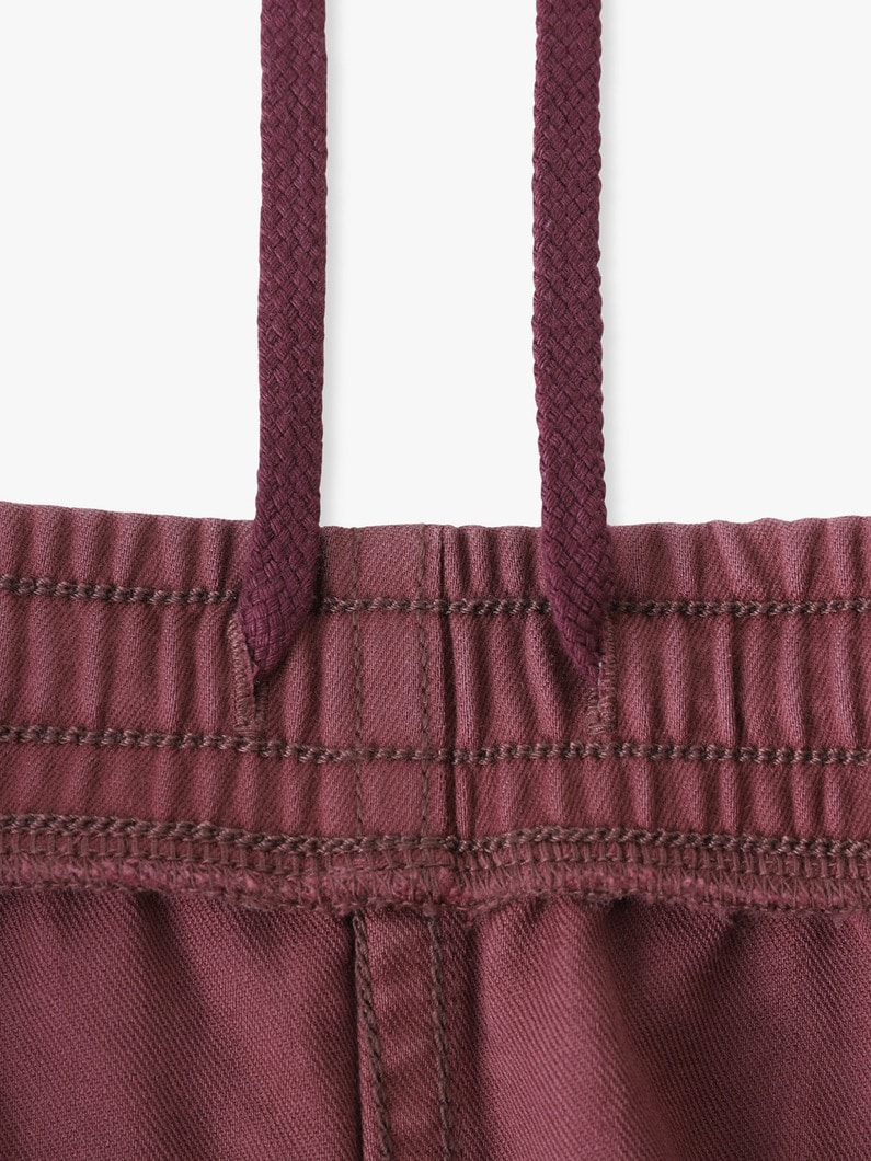 ダブルウィーブツイル サルファイドダイ イージーパンツ 詳細画像 burgundy 2