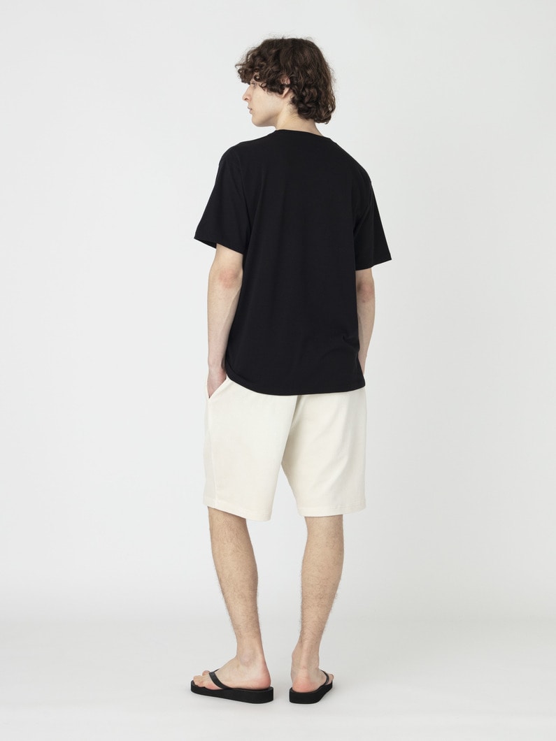 コーデュロイジャージー バギーショーツ 詳細画像 off white 3