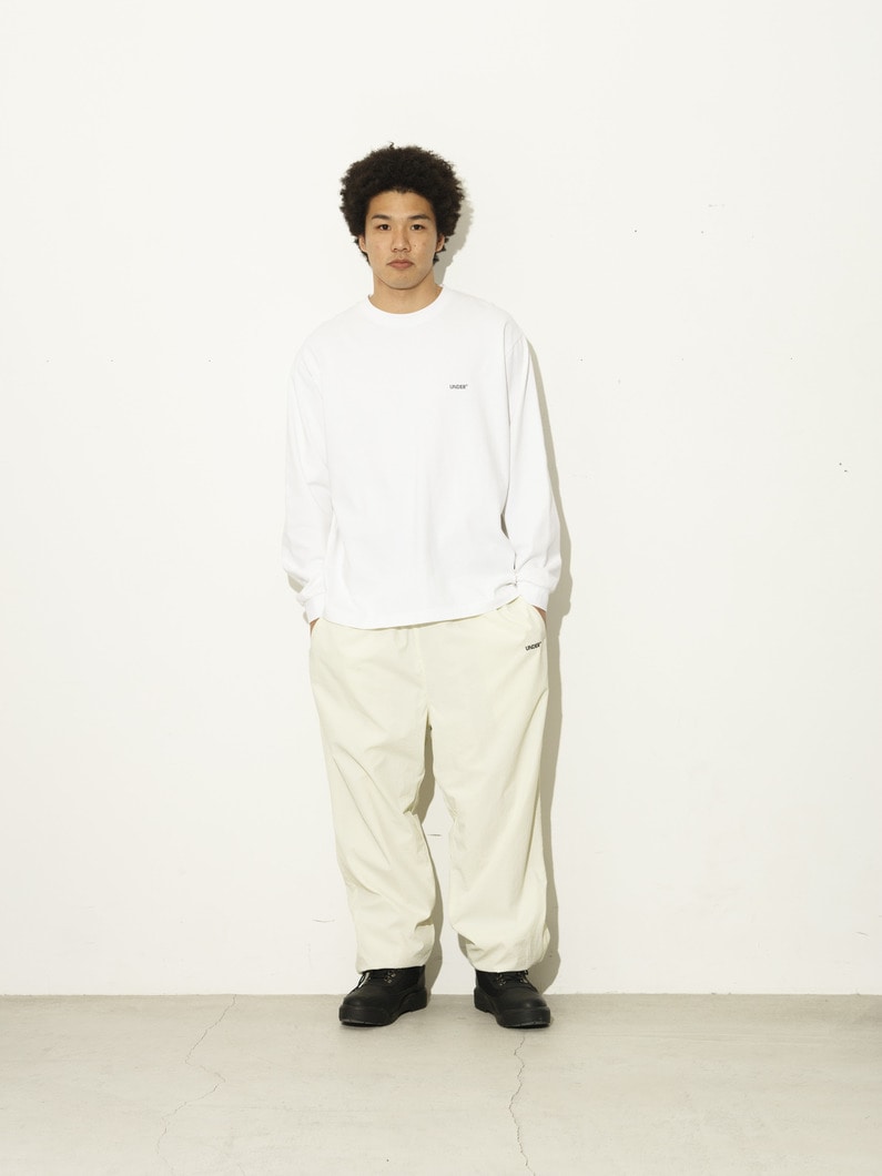 ナイロン トラックパンツ 詳細画像 ivory 1