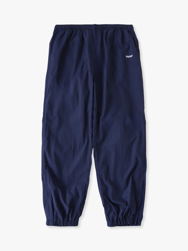 エンブロイダリーロゴ ナイロン トラックパンツ 詳細画像 navy 3