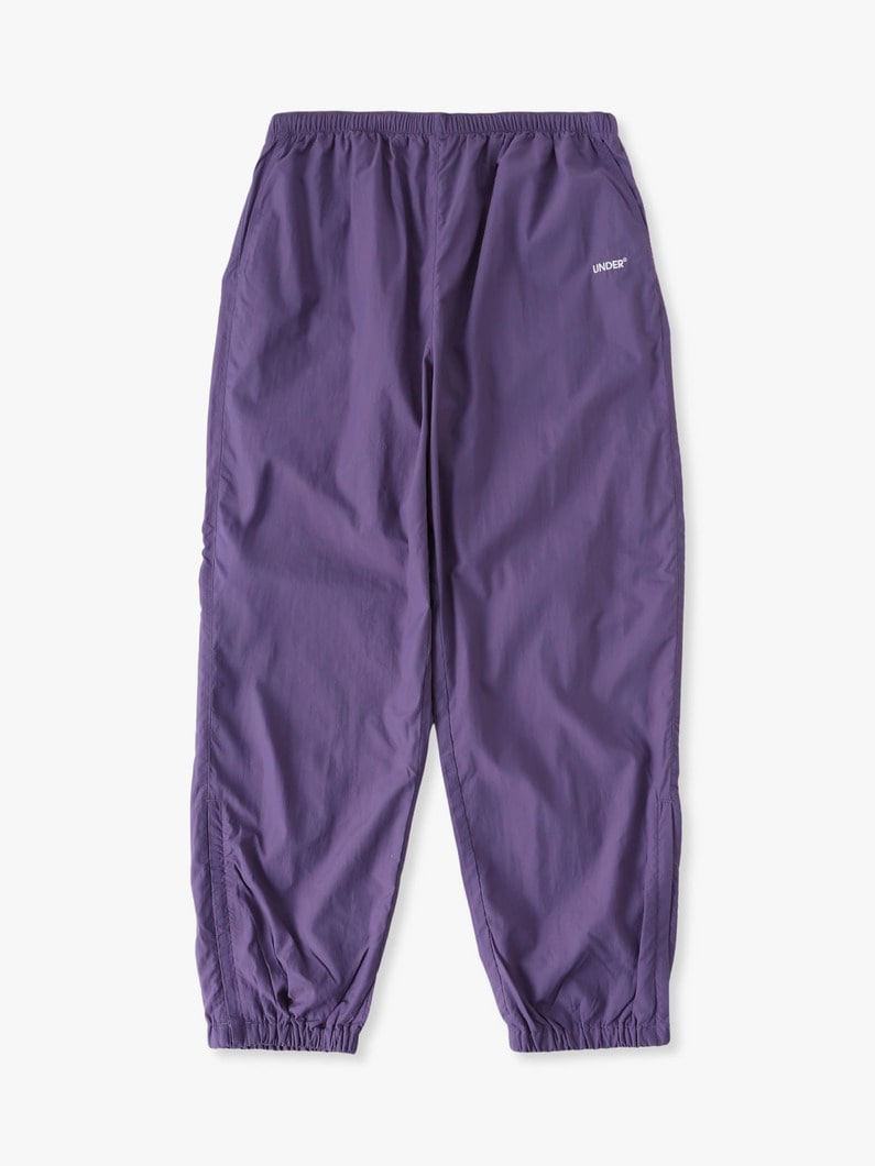 エンブロイダリーロゴ ナイロン トラックパンツ 詳細画像 purple 3