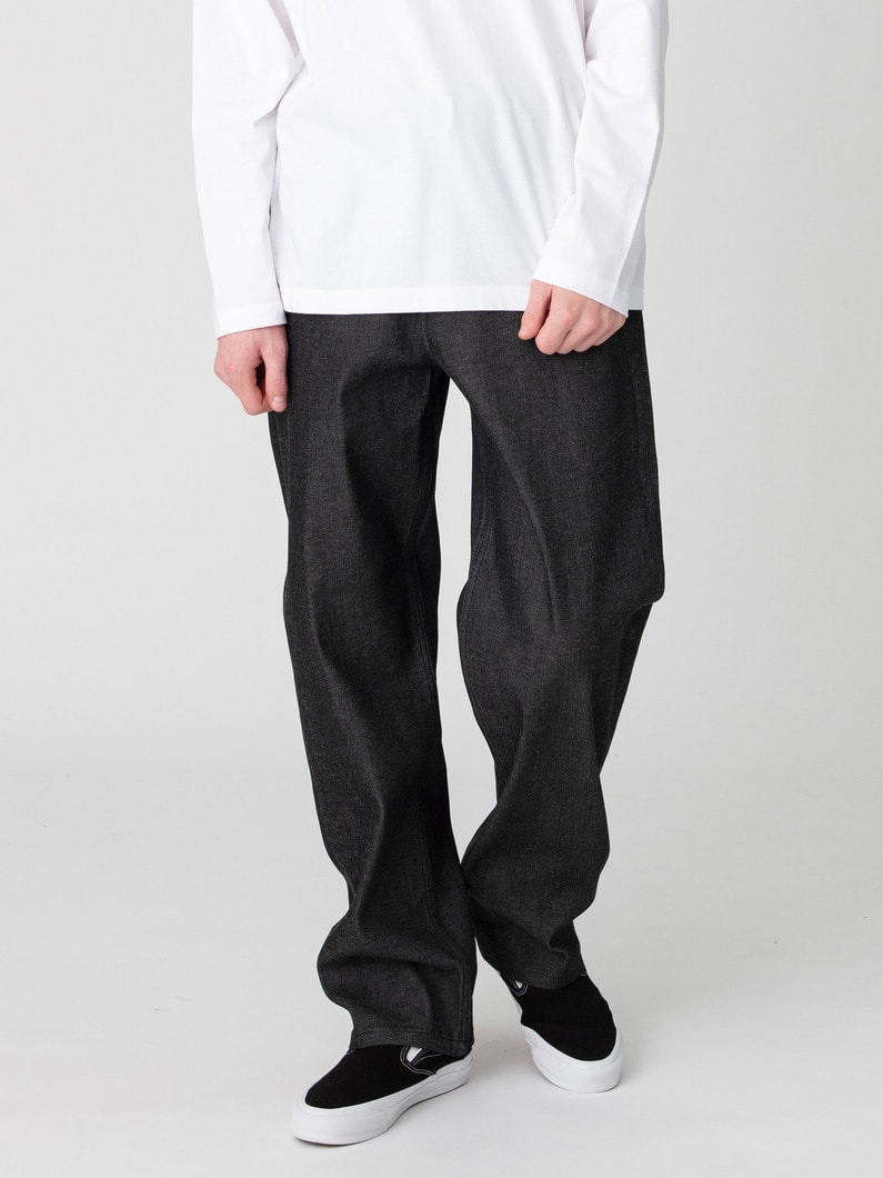 ジーン フェアファックス ストレッチデニムパンツ 詳細画像 black