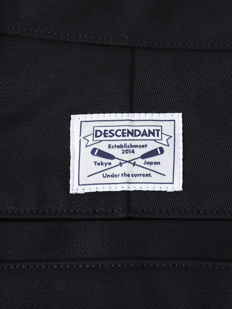 ツイル ワイドフィット パンツ 詳細画像 charcoal gray 4