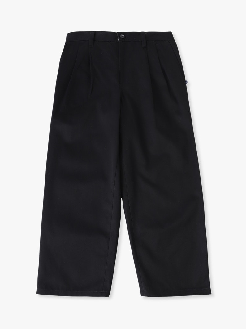ツイル ワイドフィット パンツ 詳細画像 black