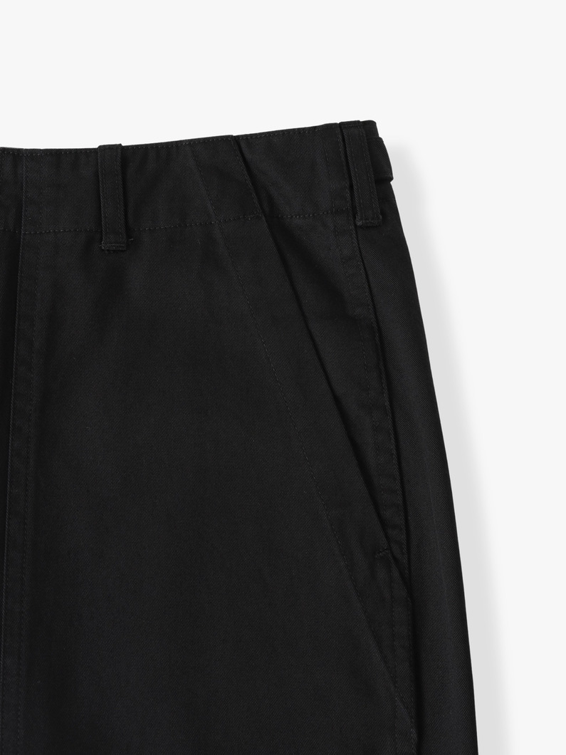 オーガニックコットン ワイドフィット パンツ 詳細画像 olive 3