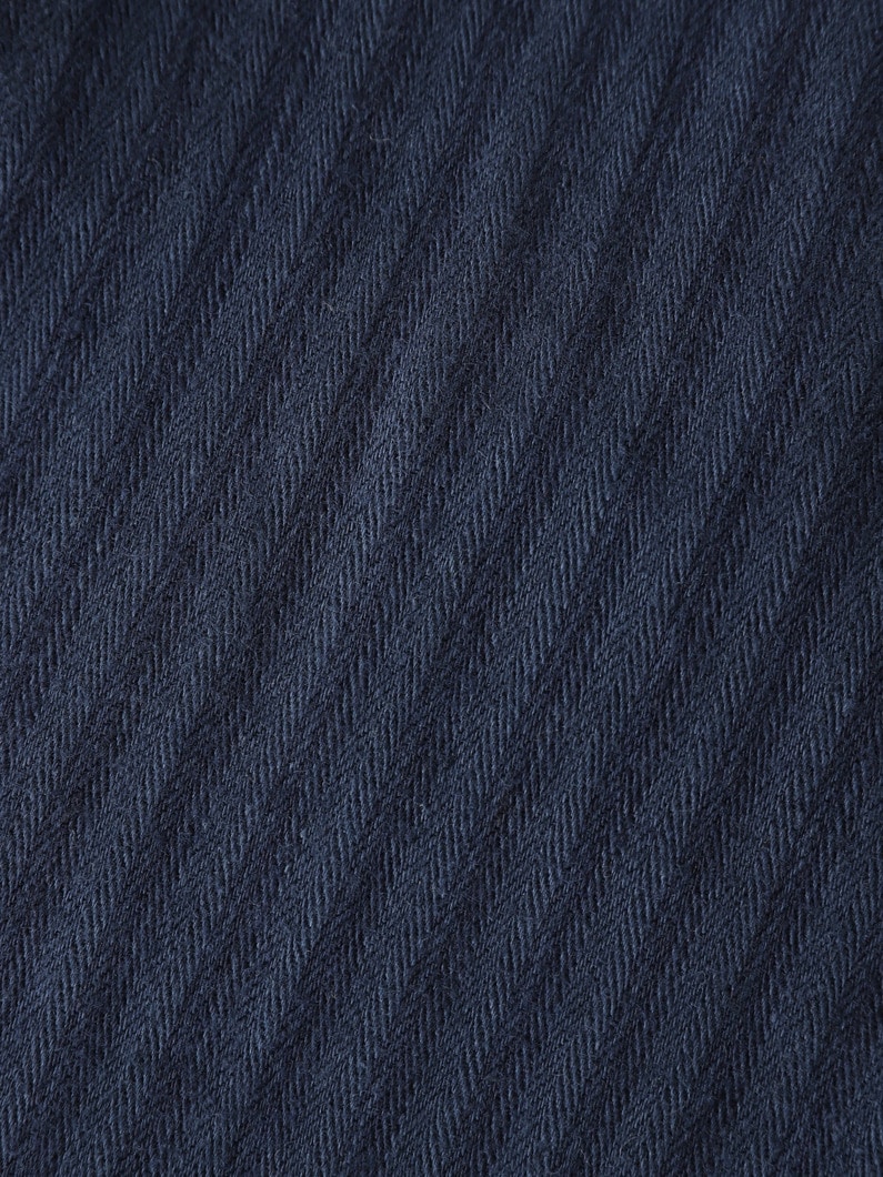 リネン ストライプ イージーパンツ 詳細画像 navy 4