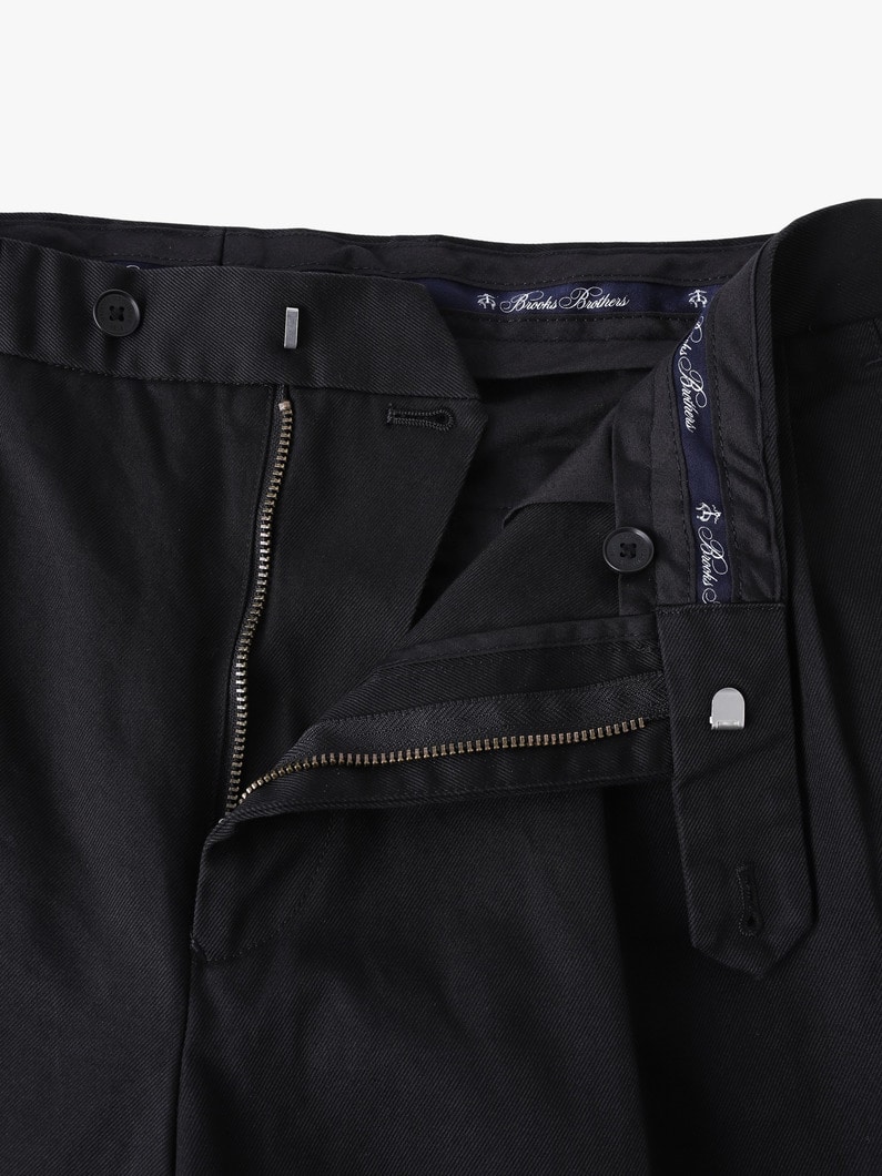 ハイデンシティー ツイル テーパードフィット パンツ 詳細画像 black 2