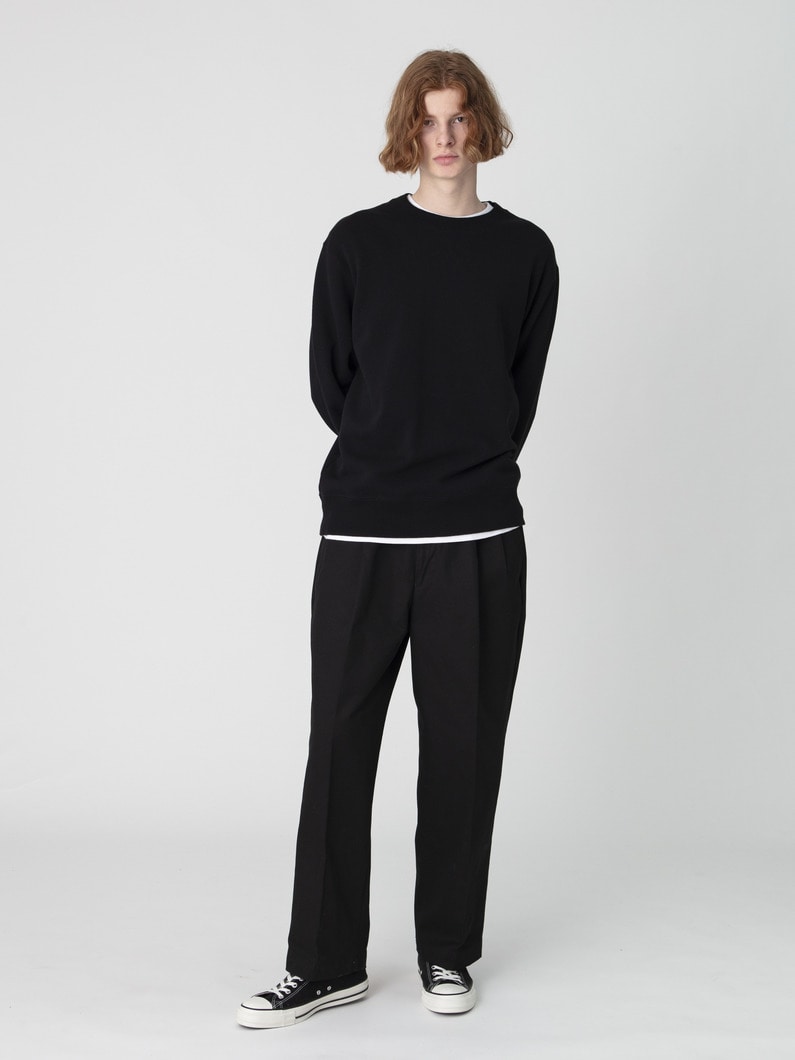 ハイデンシティー ツイル ワイドフィット パンツ 詳細画像 black 2