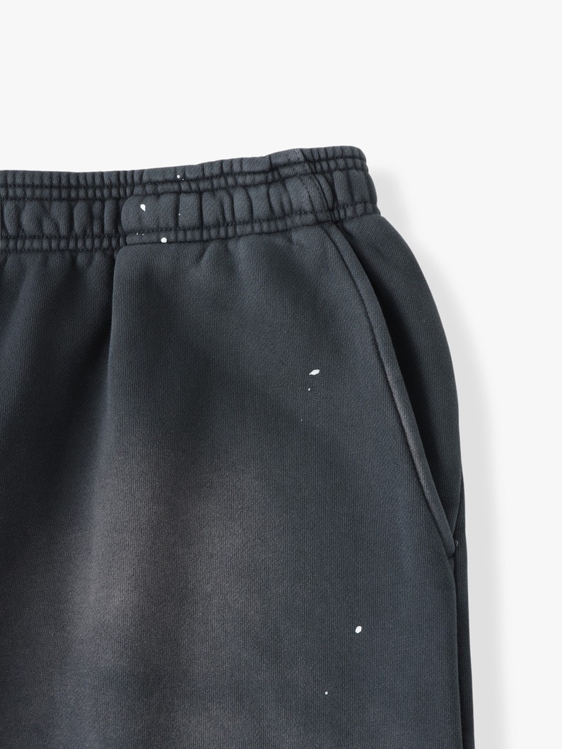 ペイント スウェットパンツ 詳細画像 black 3