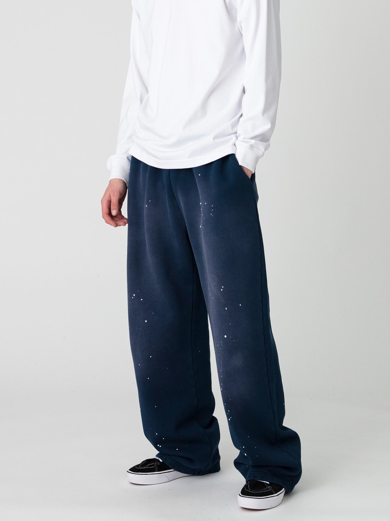 ペイント スウェットパンツ 詳細画像 navy