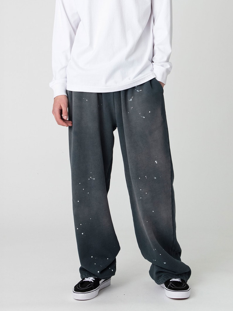 ペイント スウェットパンツ 詳細画像 black 1