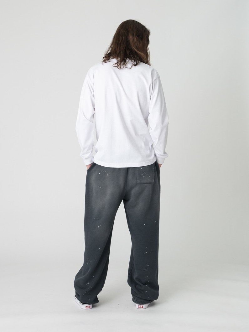 ペイント スウェットパンツ 詳細画像 black 3