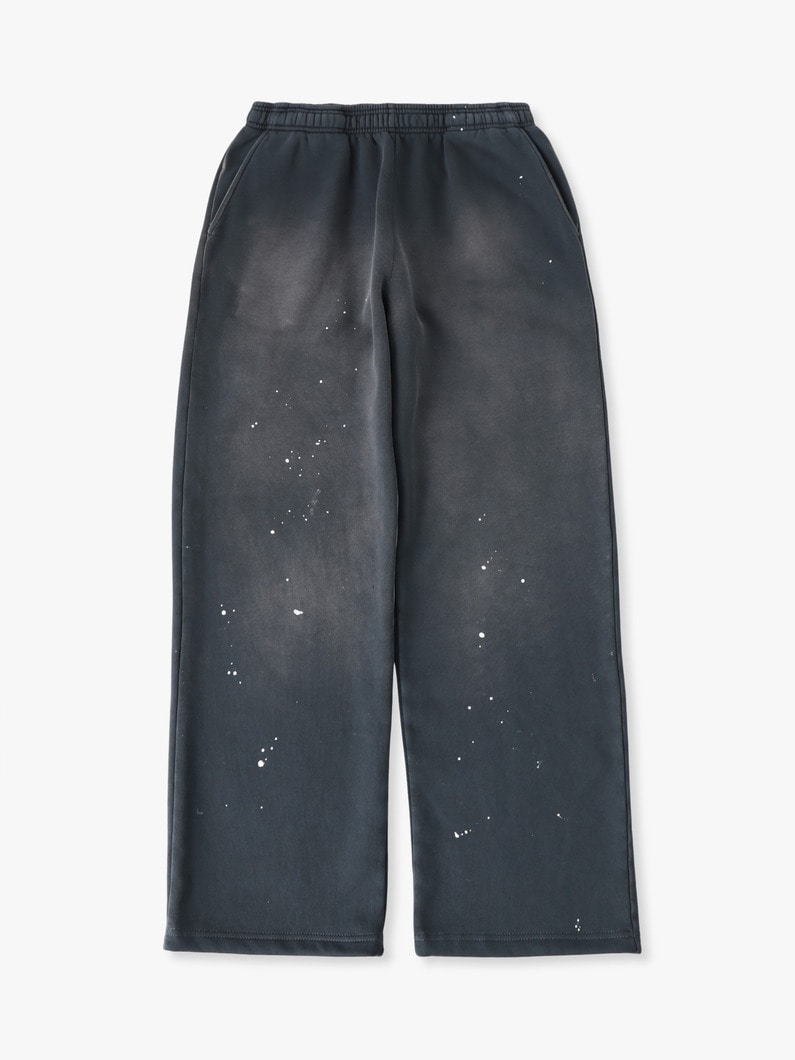 ペイント スウェットパンツ 詳細画像 black 4