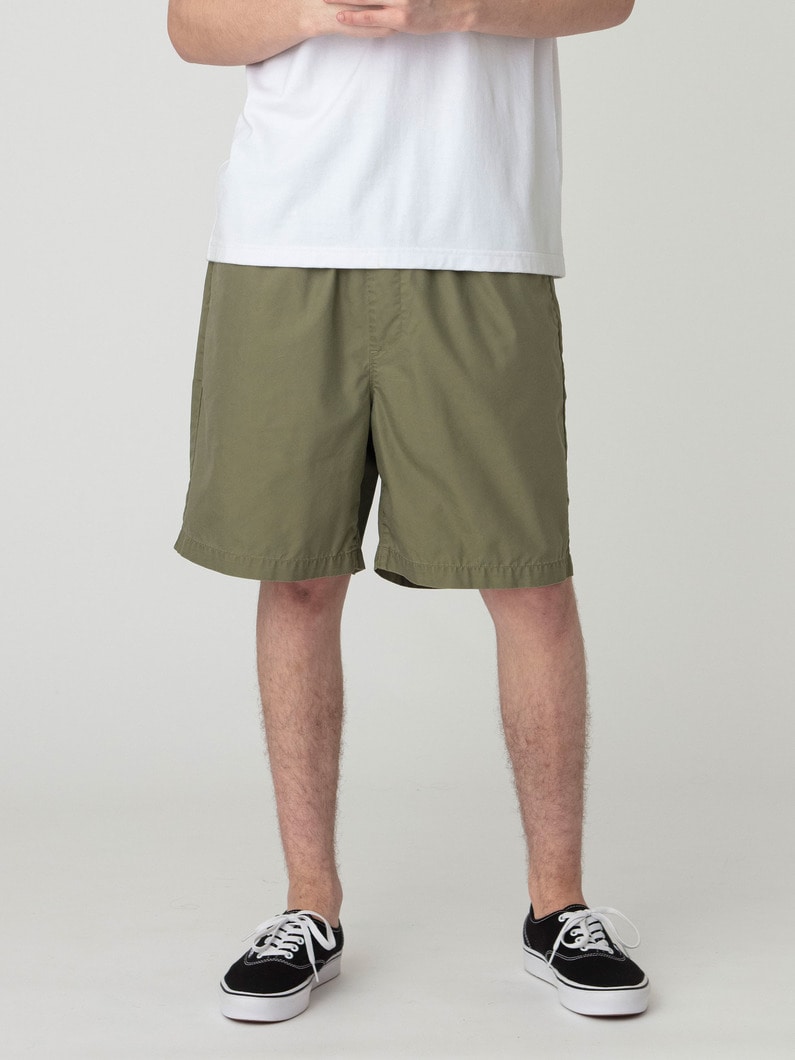 ハイデンシティー コットンナイロンギャバ ショーツ 詳細画像 olive