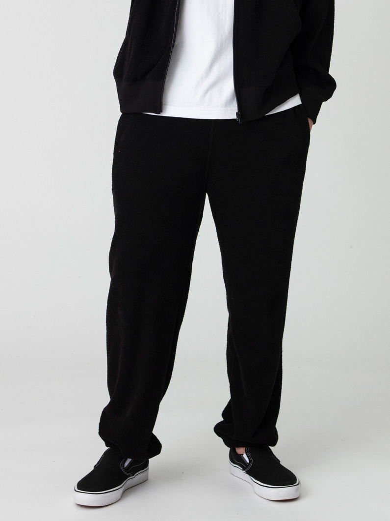 パイル パンツ 詳細画像 black