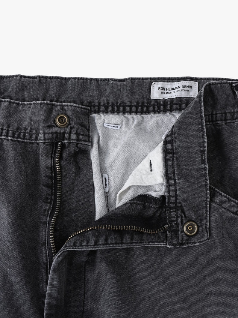 ピグメントダイ ダック ペインターパンツ 詳細画像 black 1