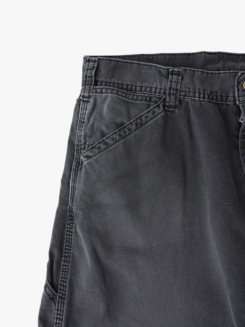 ピグメントダイ ダック ペインターパンツ 詳細画像 black 2