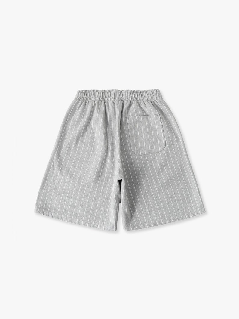 ピンストライプ スウェット ショーツ 詳細画像 navy 1