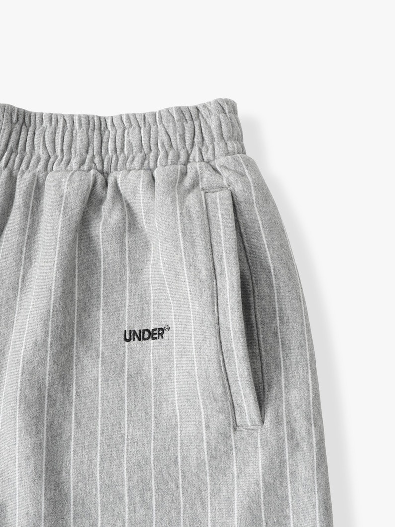 ピンストライプ スウェット ショーツ 詳細画像 navy 3