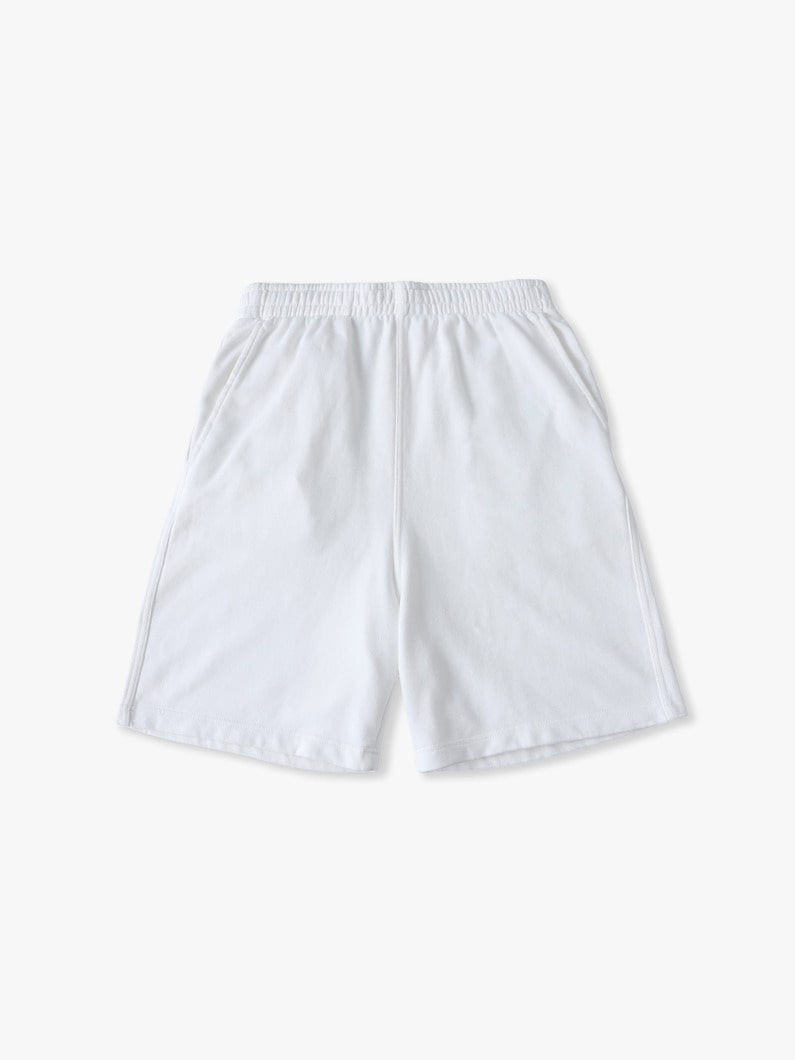 ピグメントダイ USコットン スウェットショーツ 詳細画像 white 4
