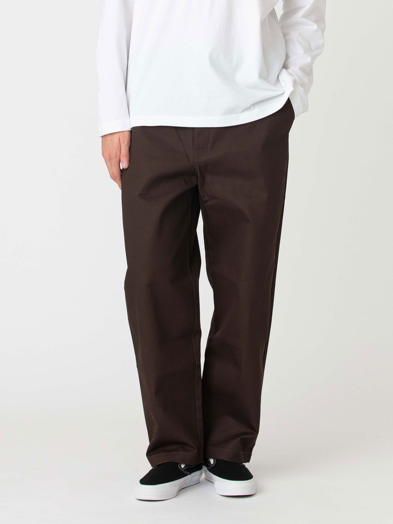 ワイドフィット ワークチノパンツ 詳細画像 brown
