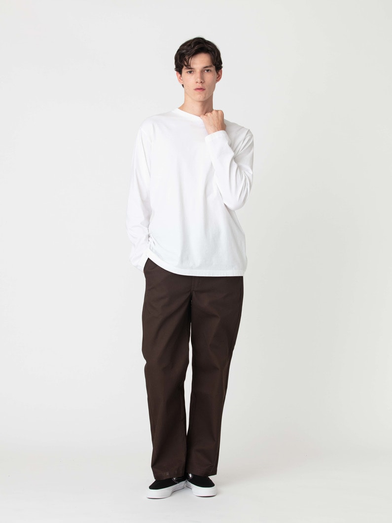 ワイドフィット ワークチノパンツ 詳細画像 brown 2