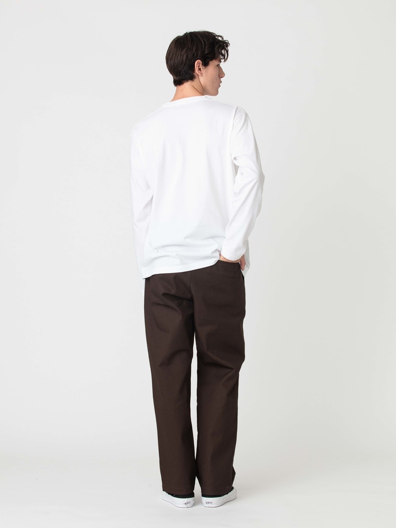 ワイドフィット ワークチノパンツ 詳細画像 brown 3