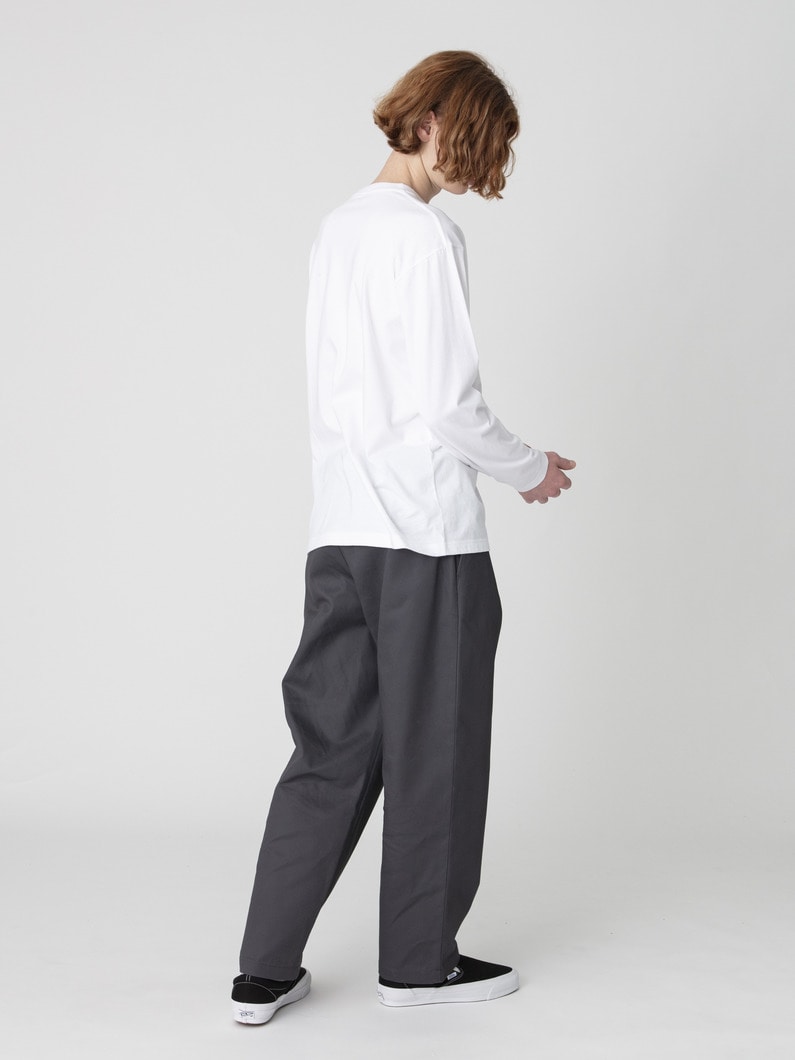 ワイドフィット ワークチノパンツ 詳細画像 charcoal gray 3