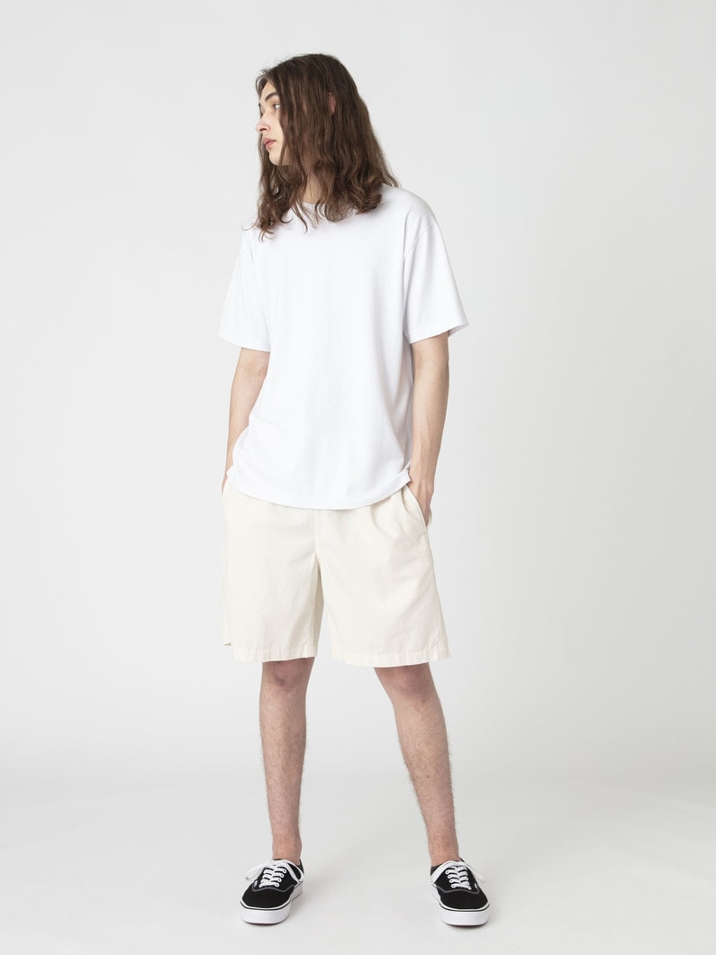 スラブシャンブレー ショーツ 詳細画像 white 2