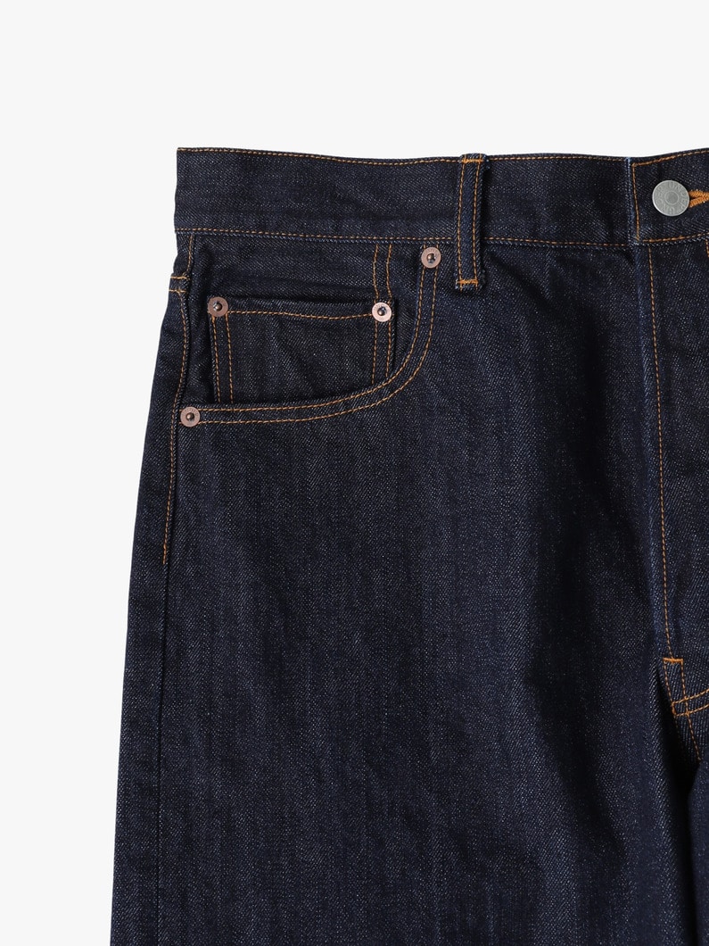 ワンウォッシュ インディゴ デニムパンツ 詳細画像 indigo 3