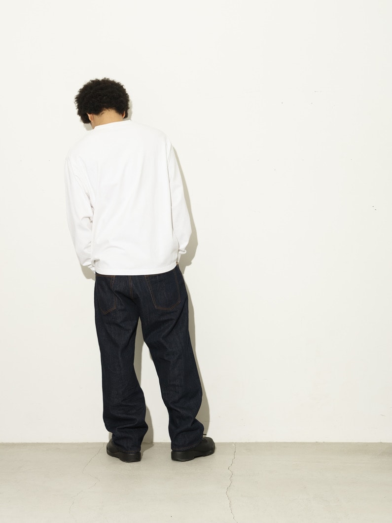 ワンウォッシュ インディゴ デニムパンツ 詳細画像 indigo 2