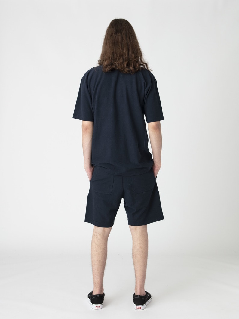 Rロゴ スウェット ショーツ 詳細画像 navy 3