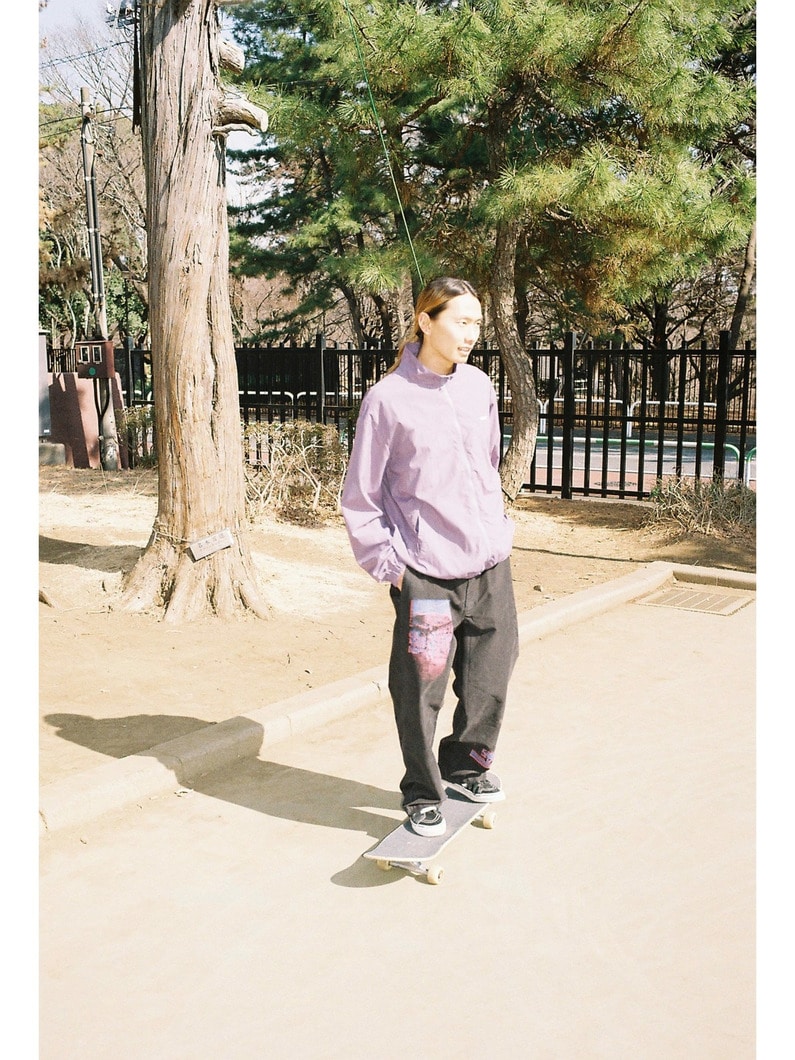 ミルコード シルクスクリーンプリンテッド パンツ 詳細画像 black 5