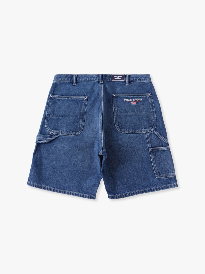 ウーブン デニムショーツ 詳細画像 blue 1