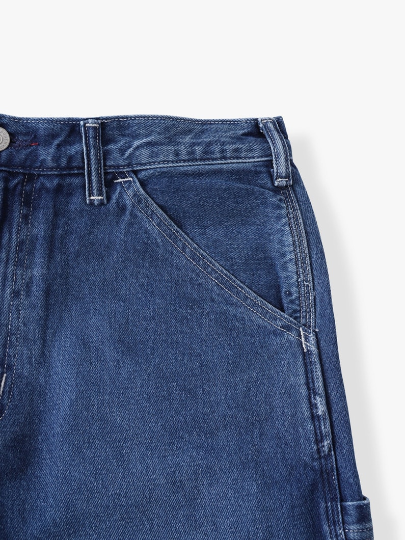 ウーブン デニムショーツ 詳細画像 blue 3