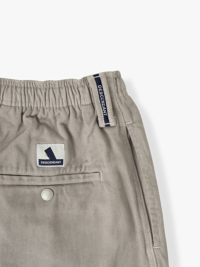 ピグメントダイ ショア ツイルショーツ 詳細画像 gray 5