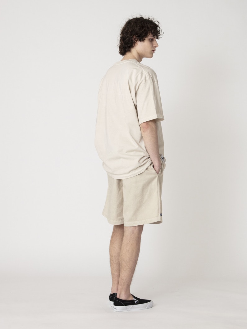 ピグメントダイ ショア ツイルショーツ 詳細画像 off white 3