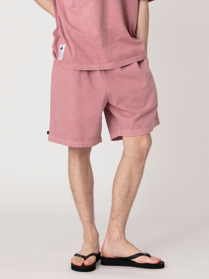 ピグメントダイ ショア ツイルショーツ 詳細画像 pink