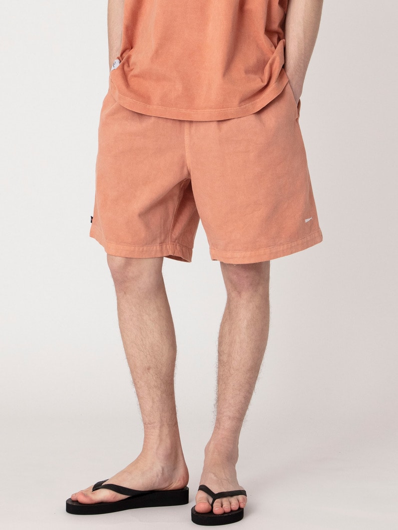 ピグメントダイ ショア ツイルショーツ 詳細画像 orange