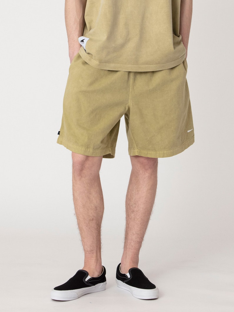 ピグメントダイ ショア ツイルショーツ 詳細画像 yellow