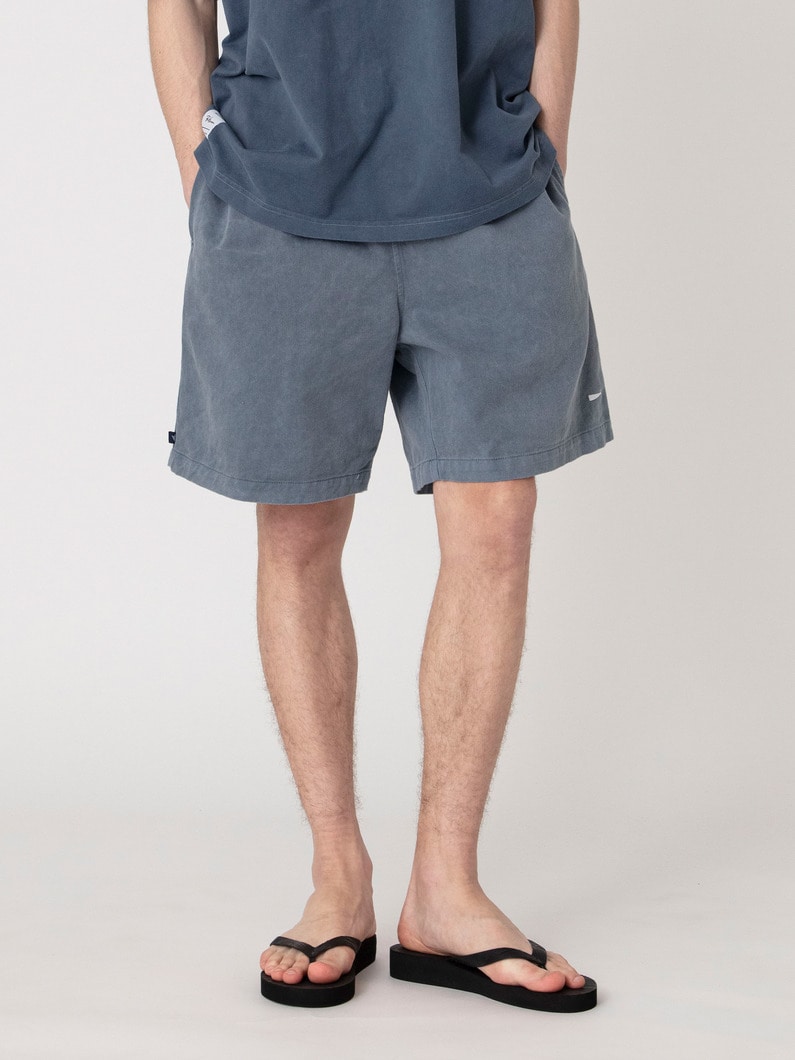ピグメントダイ ショア ツイルショーツ 詳細画像 navy
