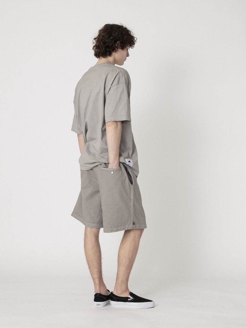 ピグメントダイ ショア ツイルショーツ 詳細画像 gray 3