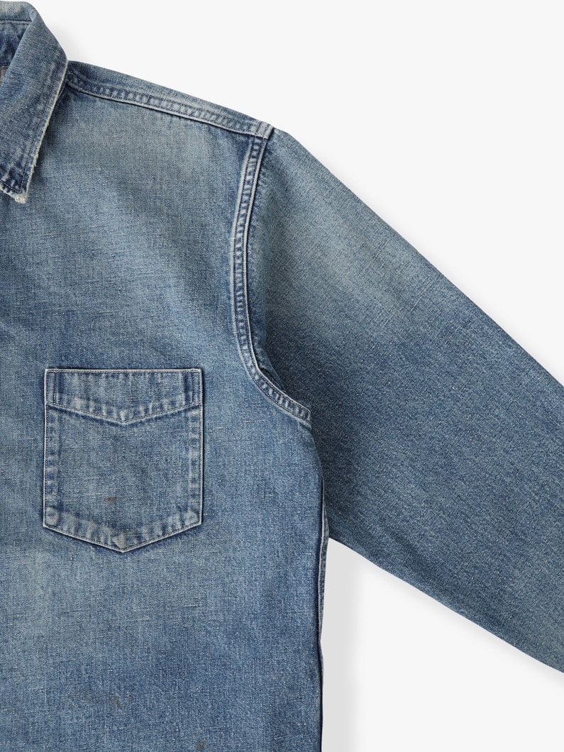 8オンス デニムシャツ 詳細画像 blue 2
