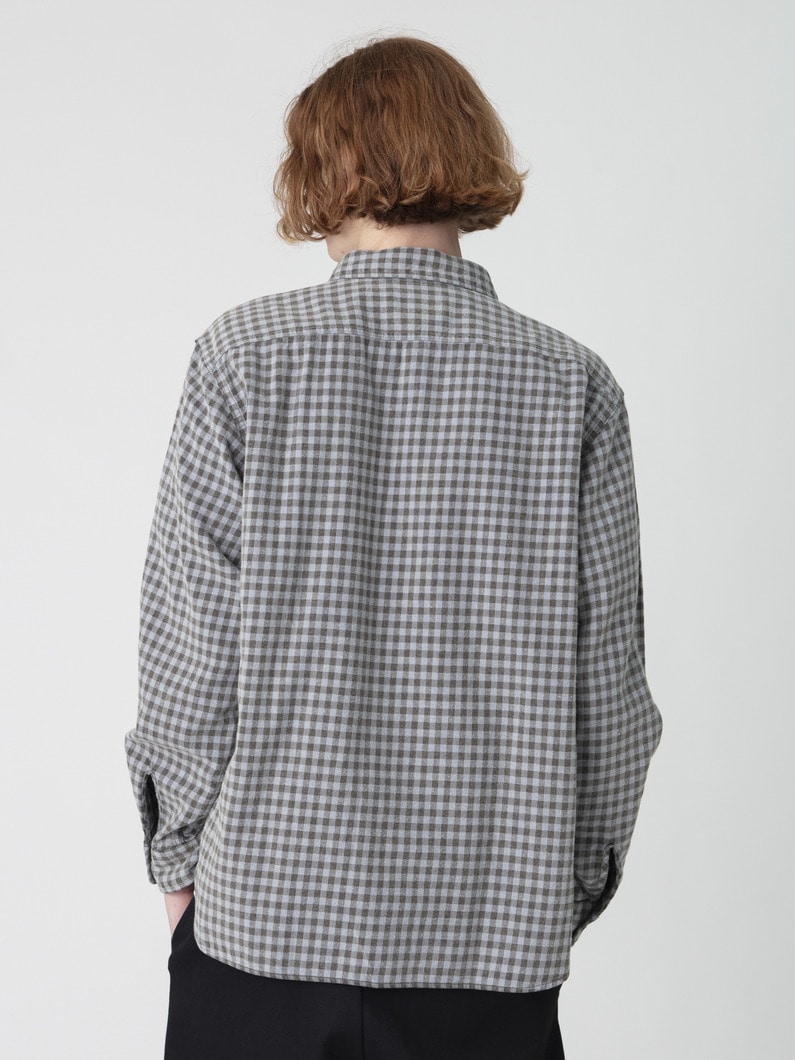 ヴィンテージ プレイドシャツ 詳細画像 blue 2