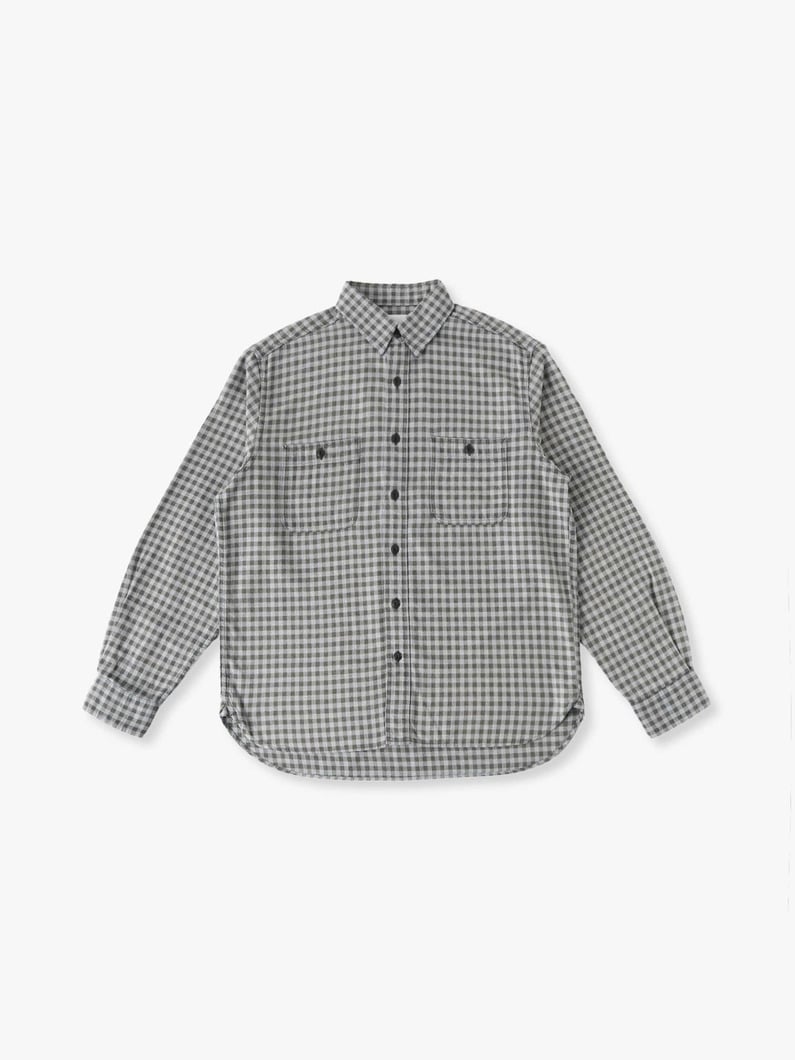 ヴィンテージ プレイドシャツ 詳細画像 blue 3